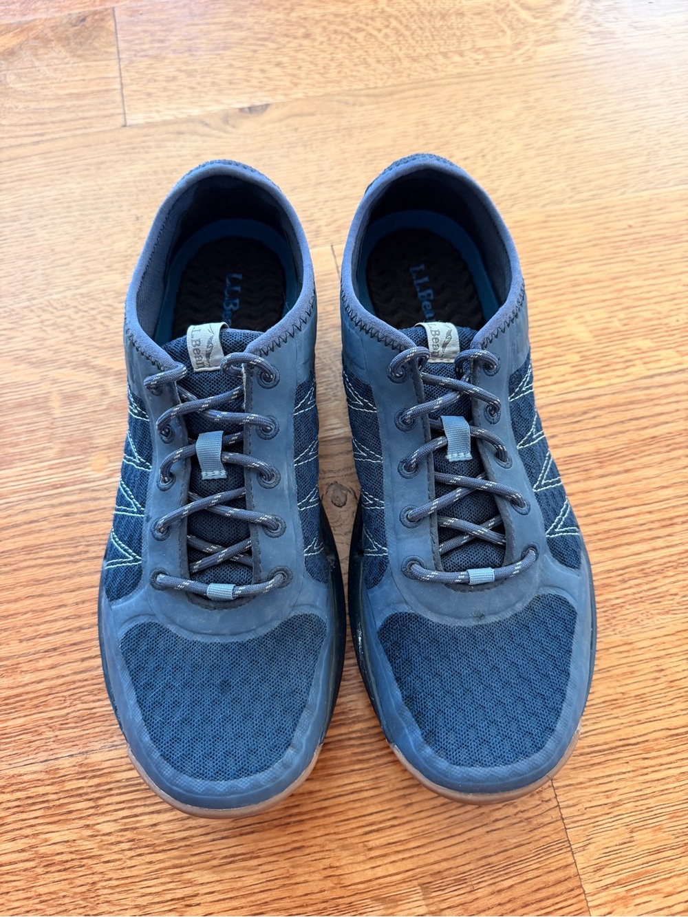 L.L. Bean Men's Water Sneaker Blue, Multi Sport Athletic Sneakers